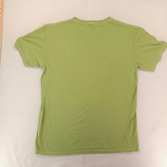 Def Leppard Band Graphic Crew Neck T Shirt Adult Mens Size Large L Green - Picture 9 of 9